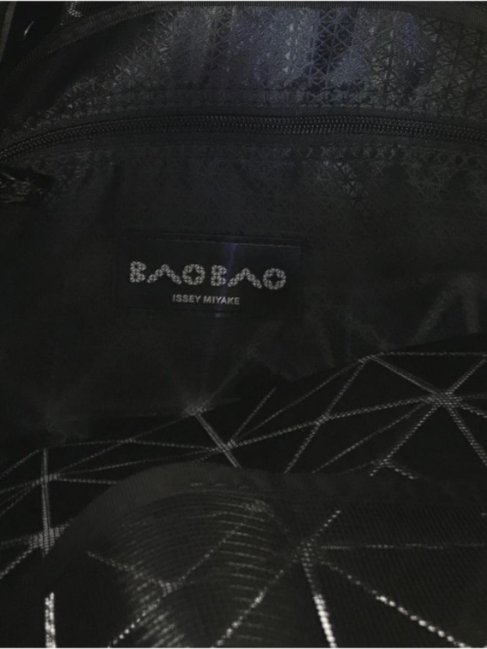 Issey Miyake Black Geometric Tote - Picture 6 of 8
